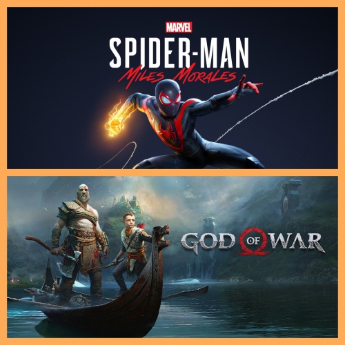  Marvel Spider-Man Miles Morales + God Of War + Garanti
